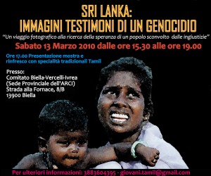 Per il popolo Tamil